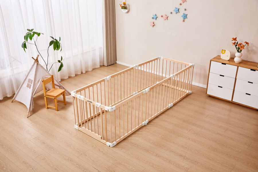 Grote grondbox inklapbaar hout 152×152 cm