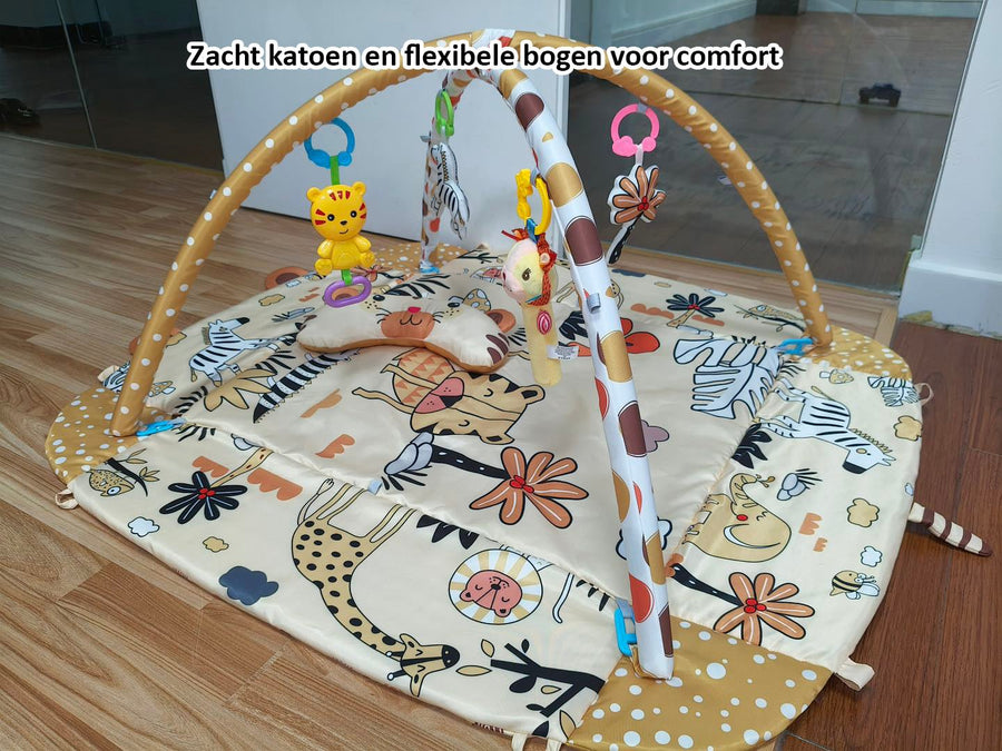 Babygym Speelmat met Boog - 5 in 1 -Tijger