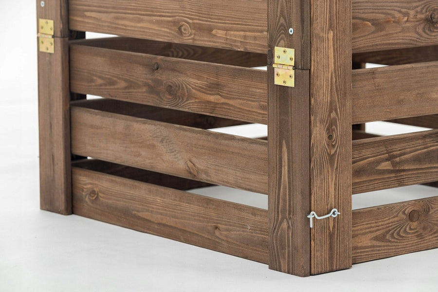Houten Compostbak met Klep -512L