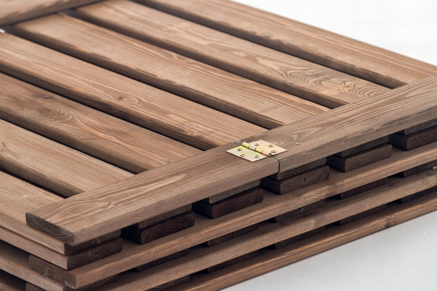 Houten Compostbak met Klep -512L