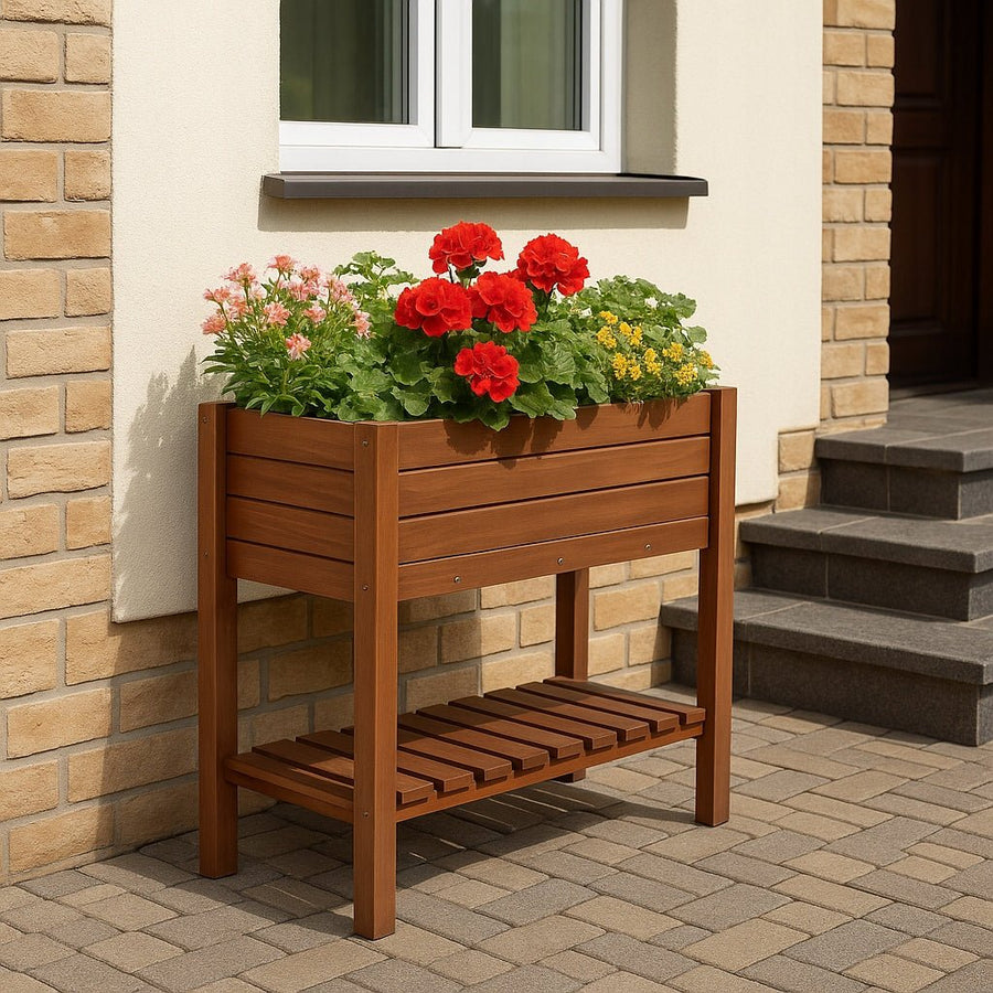 Kweektafel Groot - 122x54x79cm - Geïmpregneerd - Bruin