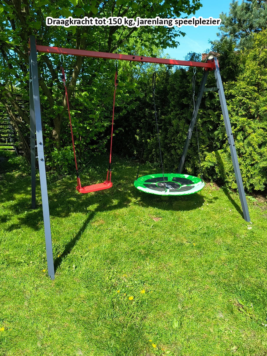 Schommelset - Schommelframe incl. 2x Schommelplank & Nestschommel
