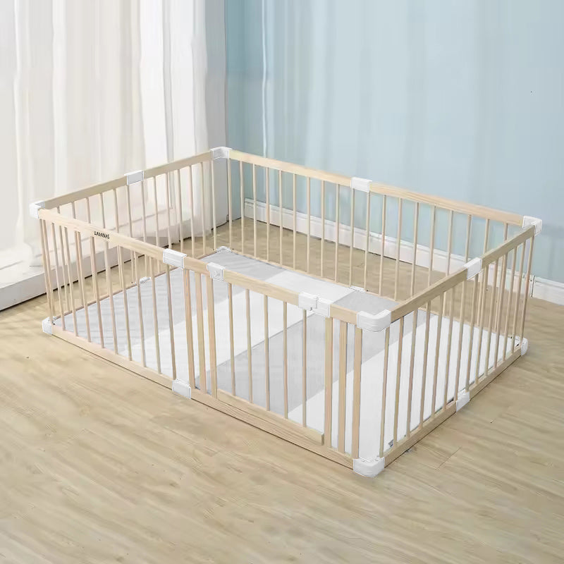 Grondbox Baby & Luxe Speelmat Baby - 120x160cm - Veilige ONGELAKTE Baby box met EXTRA DIKKE Speelmat Foam 4cm