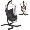 hangstoel met frame |Zwart