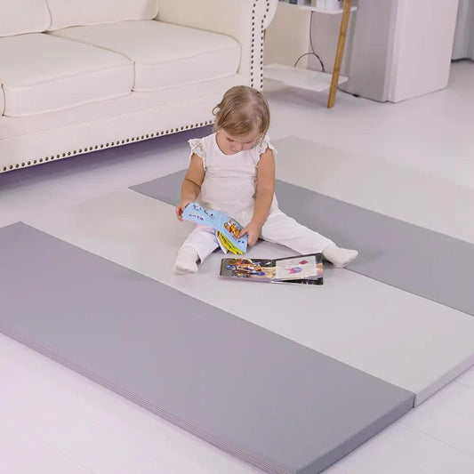 Speelmat Baby Foam 140x200 cm Opvouwbaar – 4 cm Dik Speeltapijt Baby