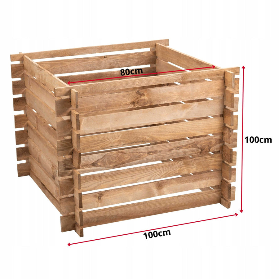 Houten Compostbak 500L