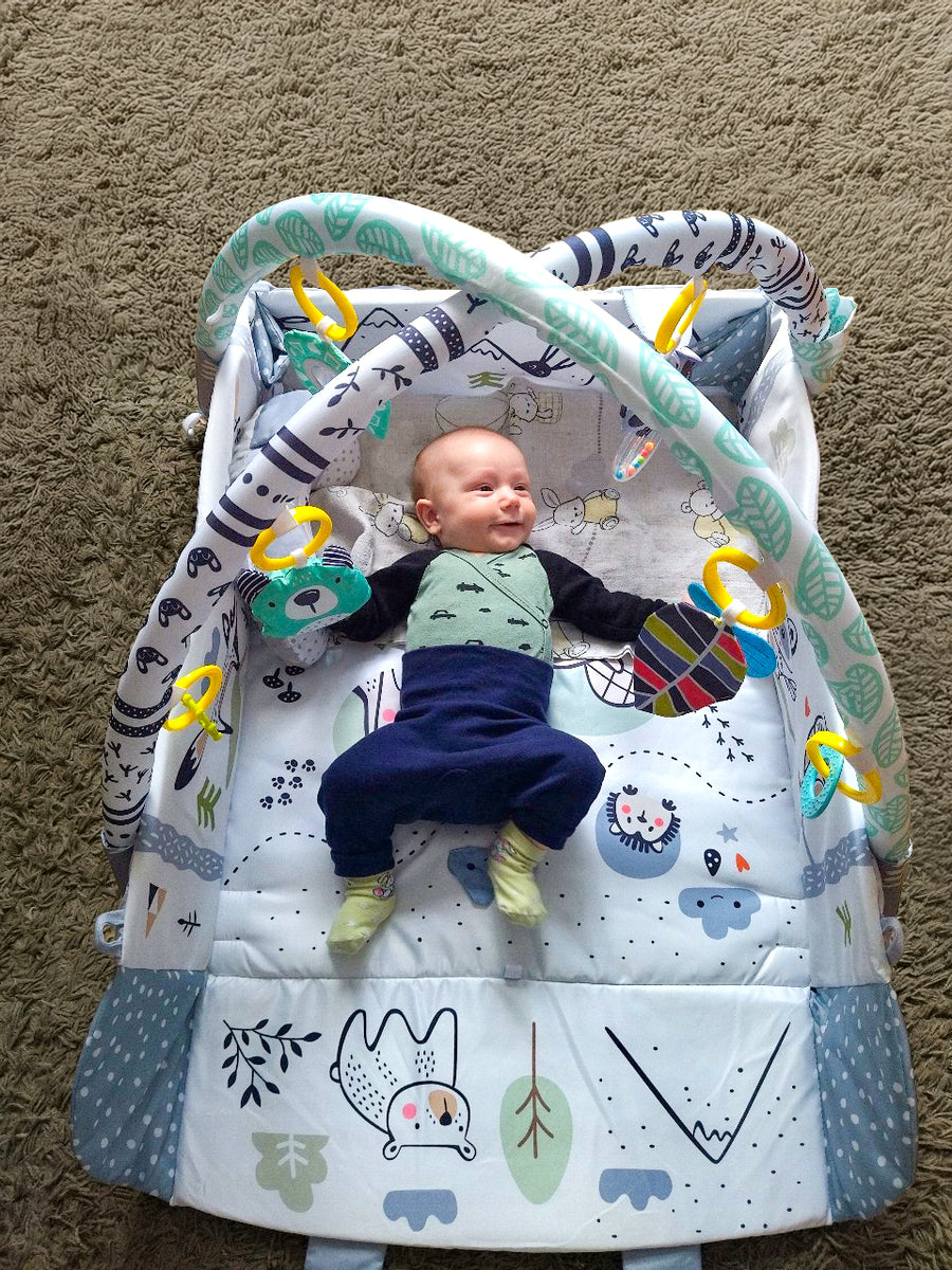 Babygym Speelmat met Boog  -4 in 1 -Konijn