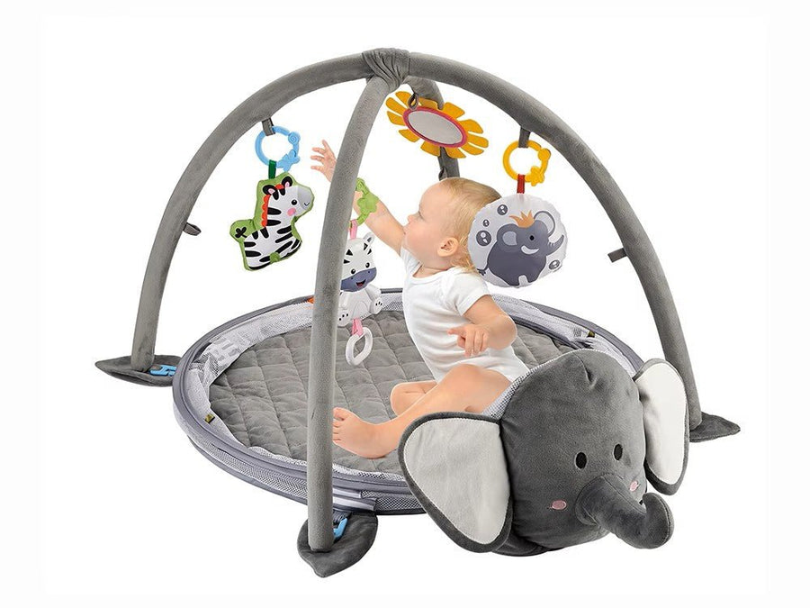 Babygym Speelmat met Boog - 3 in 1 - Olifant