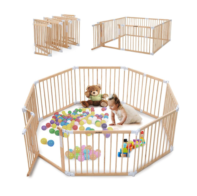 Grote grondbox inklapbaar hout 172×172 cm