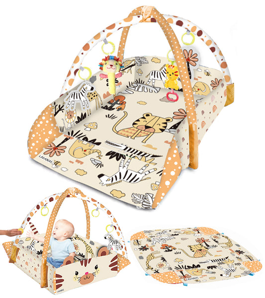 Babygym Speelmat met Boog - 5 in 1 -Tijger