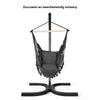 hangstoel met frame |Zwart