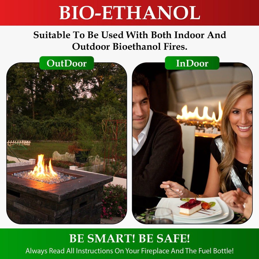 Bio-ethanol Premium - Lavendelgeur - 12 x 1L - 96,6% Bio-Ethanol Ladanas®   