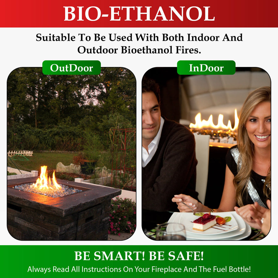 Bio-ethanol Premium - Bosgeur - 12 x 1L - 96,6% Bio-Ethanol Ladanas®   